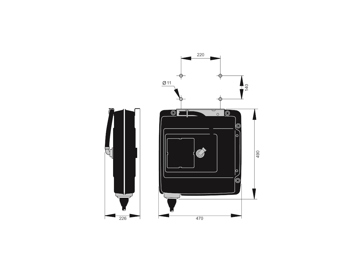 Nederman Schlauchaufroller Serie 883