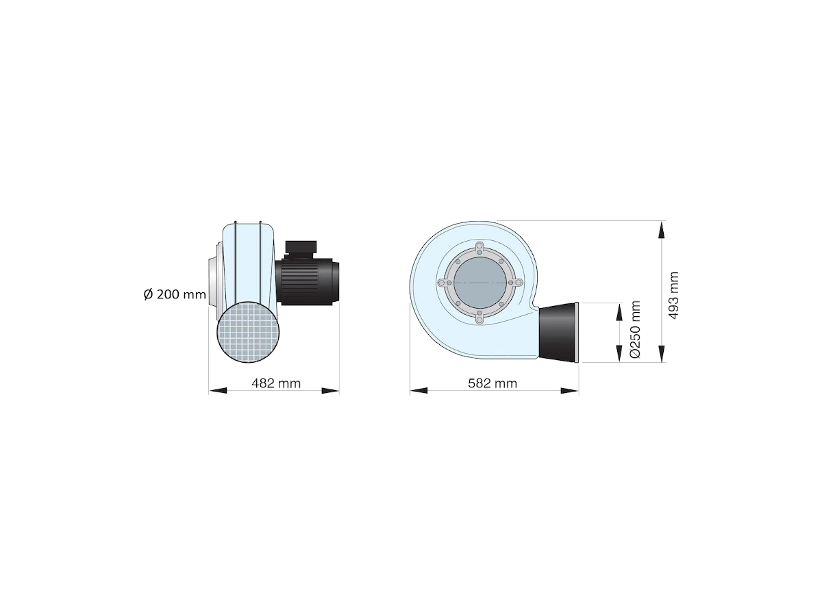 Ventilateur Nederman série N40