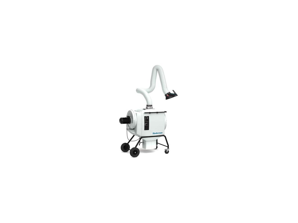 Nederman Filterbox 12A Hygiene, weiss mit mechanischer Abreinigung