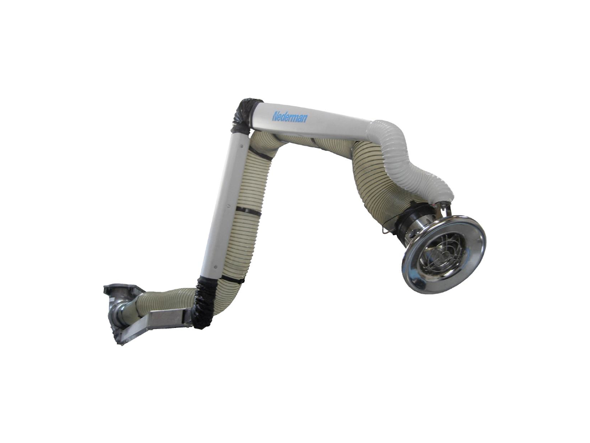 Bras d'aspiration Nederman NEX DX avec clapet d'étranglement