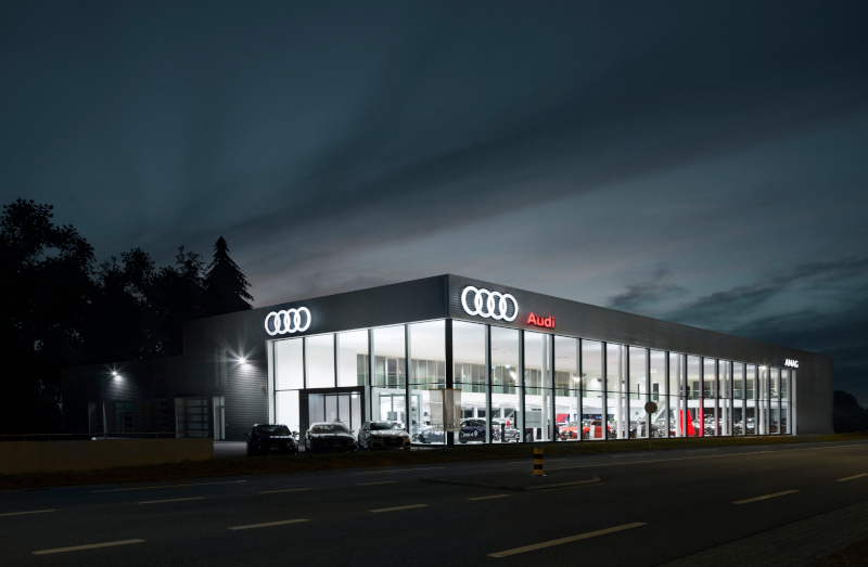Mehrplatzreinigungsanlage AMAG Audi Center Fislisbach
